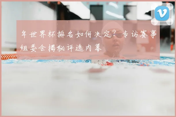 年世界杯排名如何决定?专访赛事组委会揭秘评选内幕
