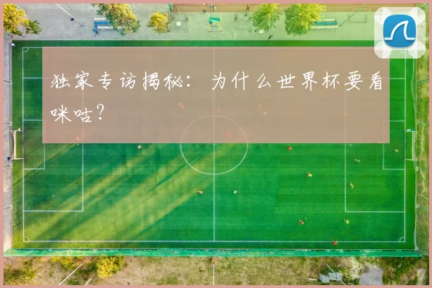 独家专访揭秘:为什么世界杯要看咪咕?